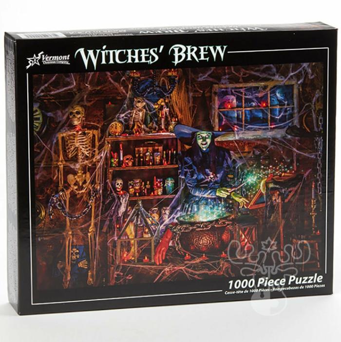 1000 Pieces | Witches Brew 1000-Piece Puzzle 1000 Pieces 1000 Pieces