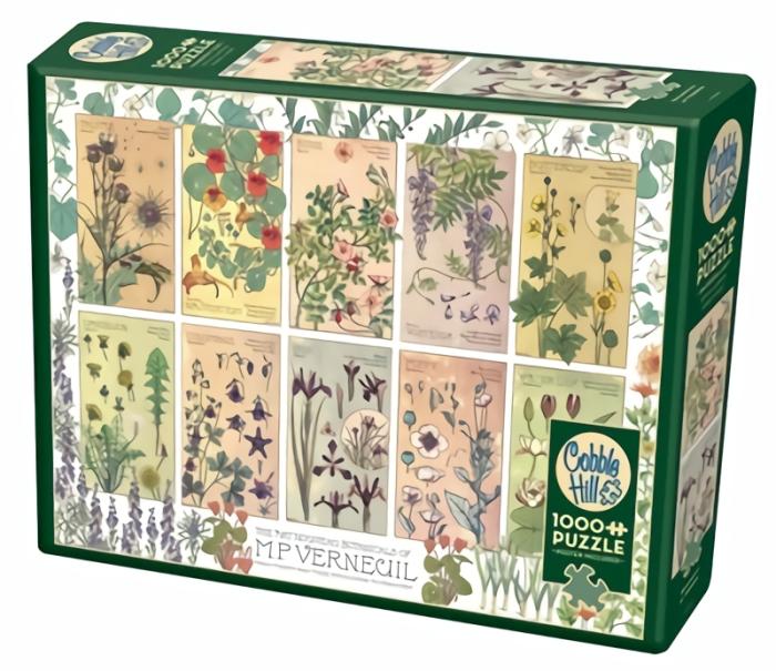 1000 Pieces | Botanicals By Verneuil 1000-Piece Puzzle 1000 Pieces 1000 Pieces