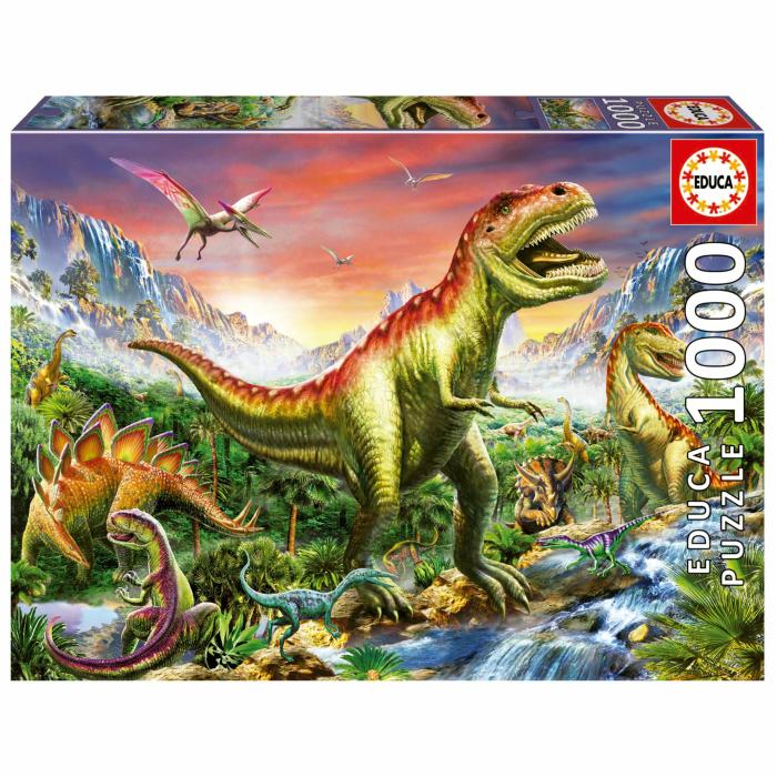 1000 Pieces | Jurassic Forest 1000-Piece Puzzle 1000 Pieces 1000 Pieces