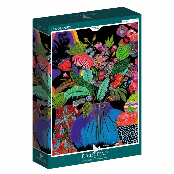 1000 Pieces | Le Bouquet 1000-Piece Puzzle 1000 Pieces 1000 Pieces